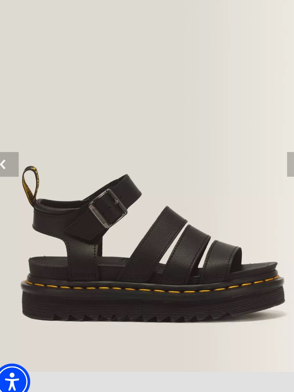 Dr Martens Black Blaire Sandal